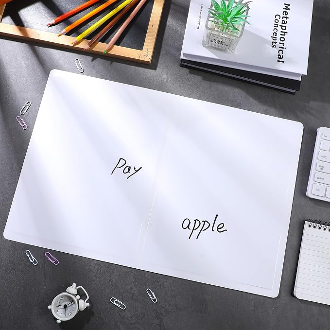 Motipuns 2 Pcs Folding Magnetic Dry Erase Activity Boards Foldable Magnetic - Image 7