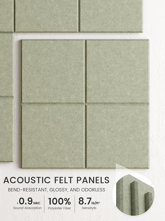 Bumusty Large Cork Board Alternative-36 x24 Felt Bulletin Board Tiles, - Image 3