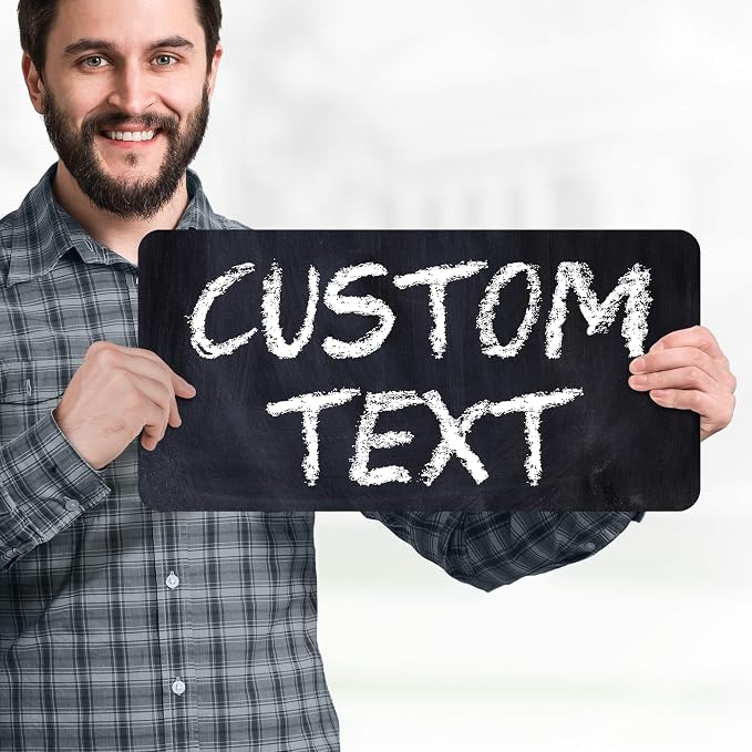Custom Sign, Custom Street Sign, 11 Font Colors, 13 Font Styles, 4 Hole Options - Image 2