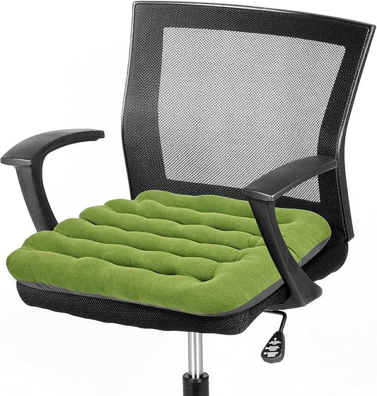BUYUE Good Support Office Chair Cushion Padded, Soft Velvet Comfortable by BUYUE