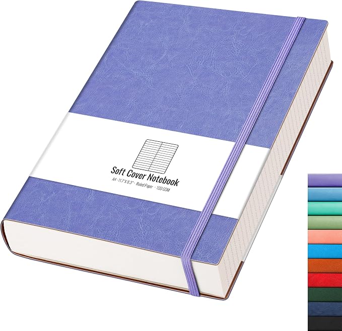 AHGXG College Ruled Notebook A4-320 Pages Large Journal 8.5''×11'', Thick by AHGXG