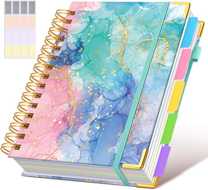 Hardcover Spiral Notebook journal by dilitego