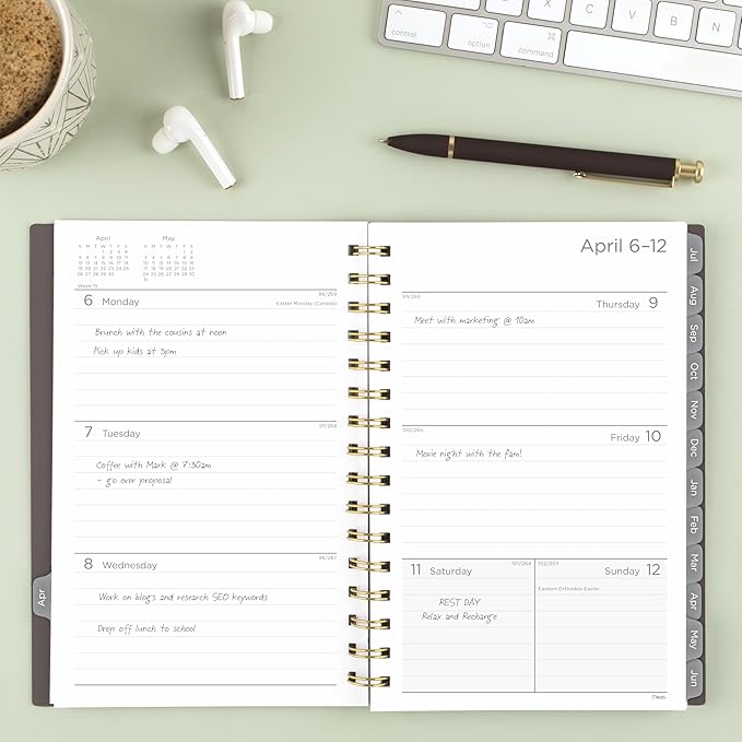 Mead Planner 2026-2027 Weekly & Monthly Academic 15-Month April-June, 5.5" x - Image 2