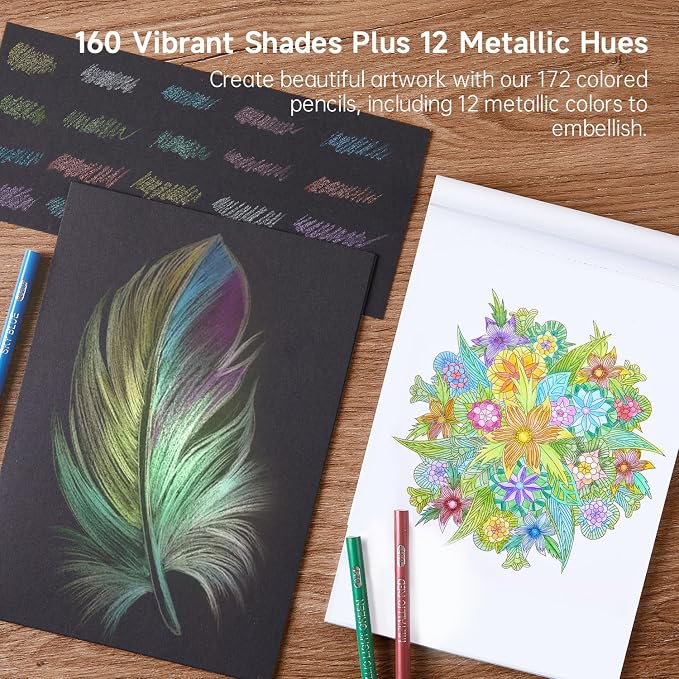 Shuttle Art 172 Colored Pencils - Image 5