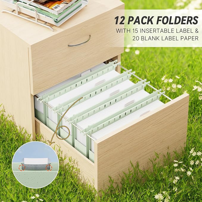 XINGIA Legal Size Hanging File Folders, 12 Pack Hanging Folders - Image 3