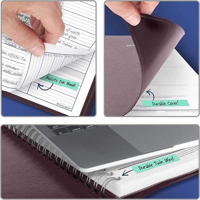 AT-A-GLANCE 2027 Appointment Book Planner, Quarter-Hourly - Image 4