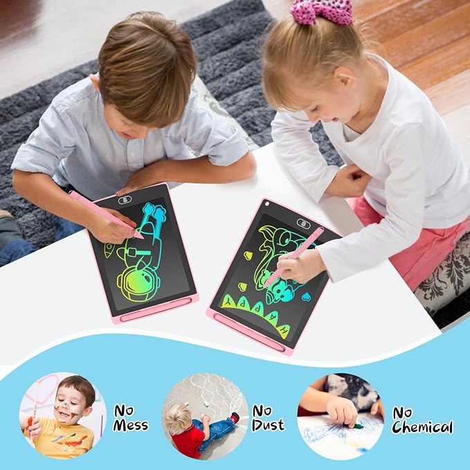 12 Pack LCD Writing Tablet for Kids, Colorful Toddler Drawing Tablet Doodle - Image 5