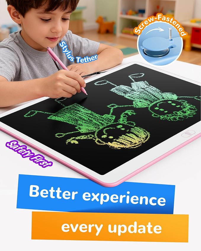 KOKODI LCD Writing Tablet, 20 Inch Colorful Toddler Doodle Board Drawing Tablet - Image 3