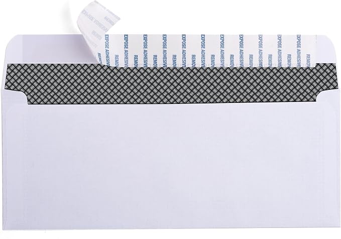 500 Self Seal QuickBooks Double Window Security Check Envelopes - Image 2