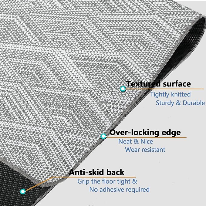 Chair Mat for Hardwood & Tile Floor, Anti Slip, Floor Protector for Home Office - Image 3
