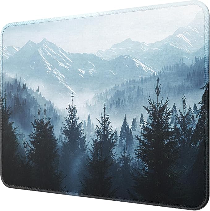 MROCO Essential Office & Gaming Mouse Pad, 8.5 x 11 Inch, Cloud Forest | by MROCO