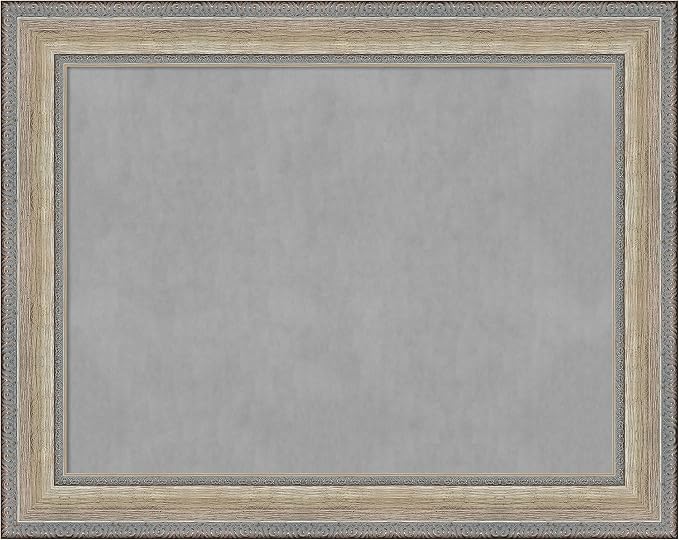 Amanti Art Silver Framed Magnetic Board 23x29 Medium Vision Board by AmantiArt