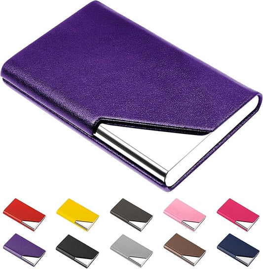 Padike Business Card Holder, Upgraded Leather Business Card Case Pocket Card by padike