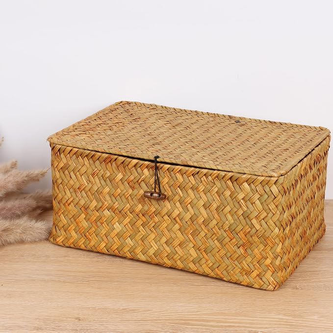 FEIALNDUO Wicker Shelf Baskets - Image 3