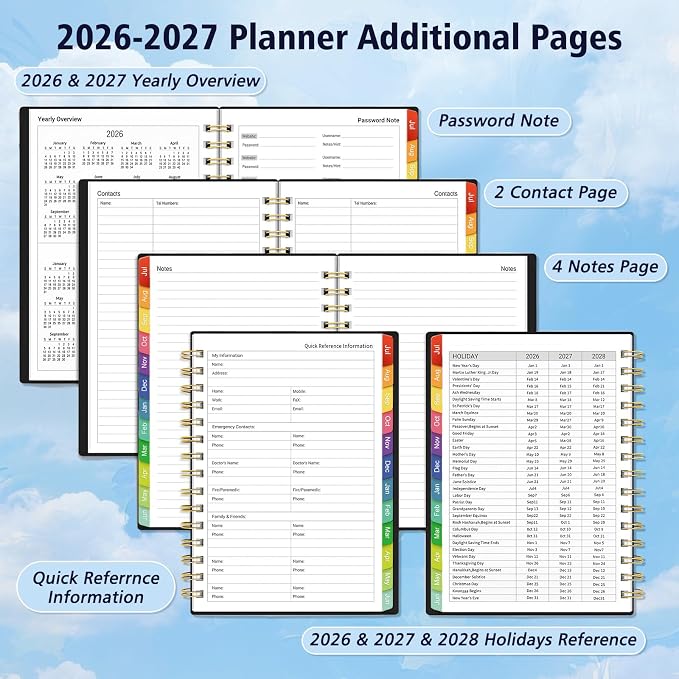 Daily Planner 2026-2027, 18 Month Planner - Image 5