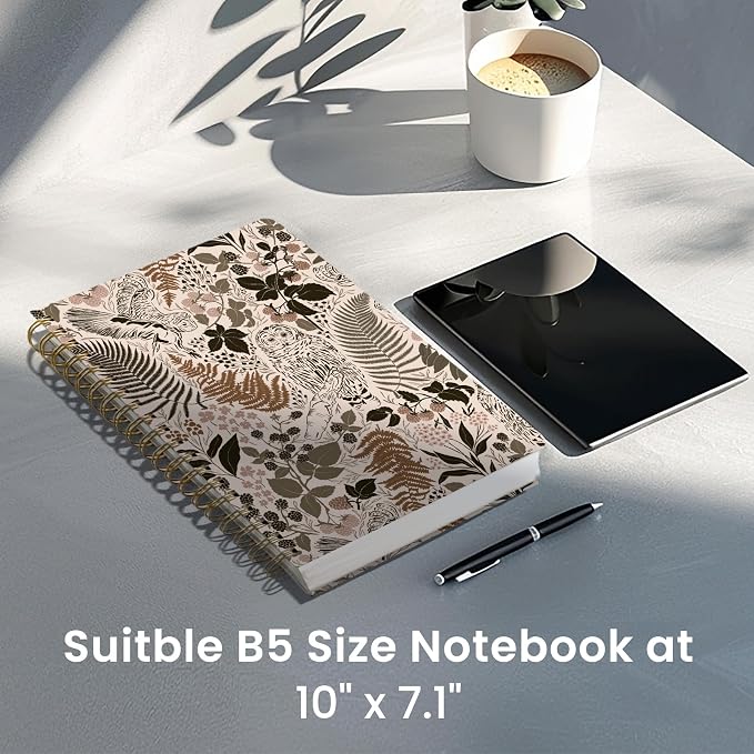 Lined Spiral Notebook Journal for Work, 300 Pages Thick B5 College Ruled - Image 6