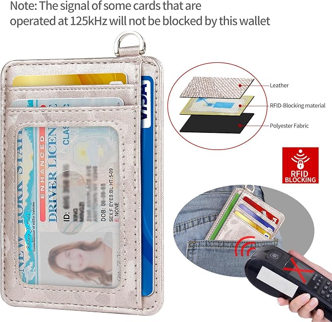Slim Minimalist Front Pocket Wallet, RFID Blocking Credit Card Holder Wallet - Image 4