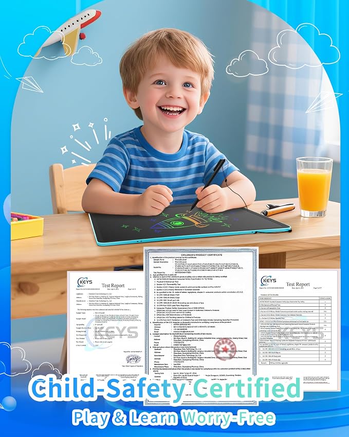 Magnetic LCD Writing Tablet for Fridge, 13 Inch Writing Tablet for Kids - Image 3