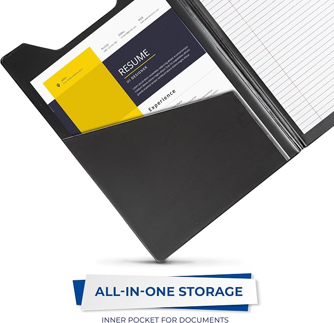 Samsill Value Padfolio with Clipboard and Letter-Size Writing Pad, 9.25 x 13 - Image 7
