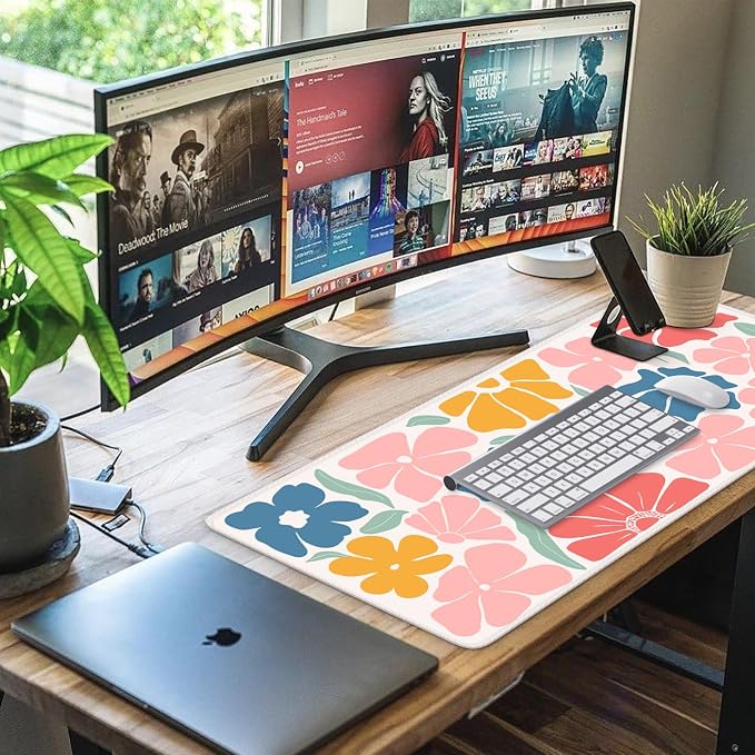 iCasso XXL Large Mouse Mat, Anti-slip Big Mousepad - Image 6