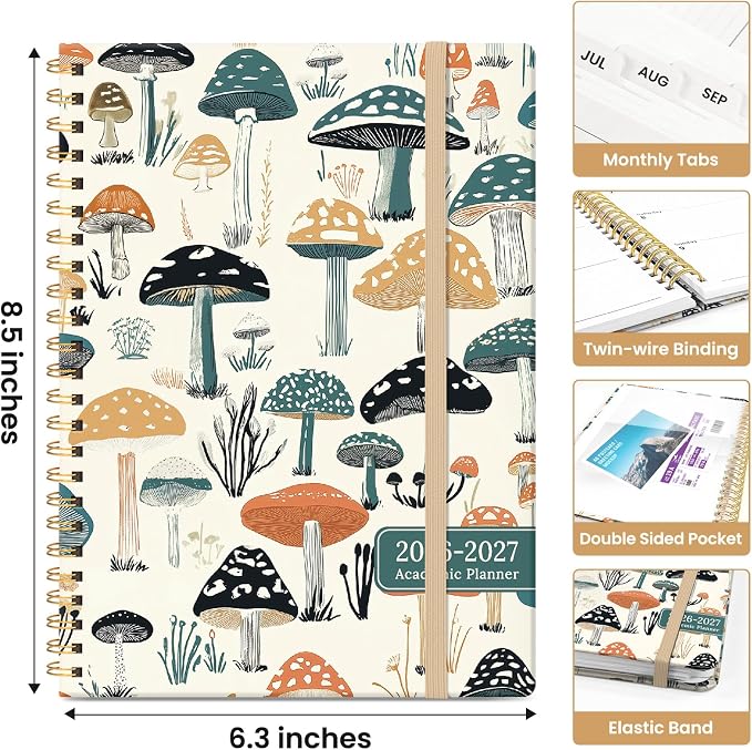Planner 2026-2027, Academic Year Monthly and Weekly Calendar Planner, Jul 2026 - Image 4