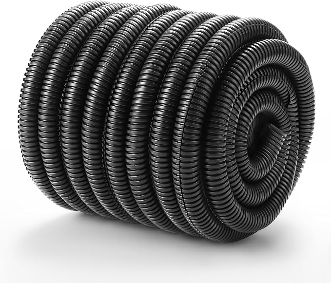Wire Loom 3/8 inch 33ft, YCLYC Split Loom, Outdoor Cord Protector, Flexible by YCLYC