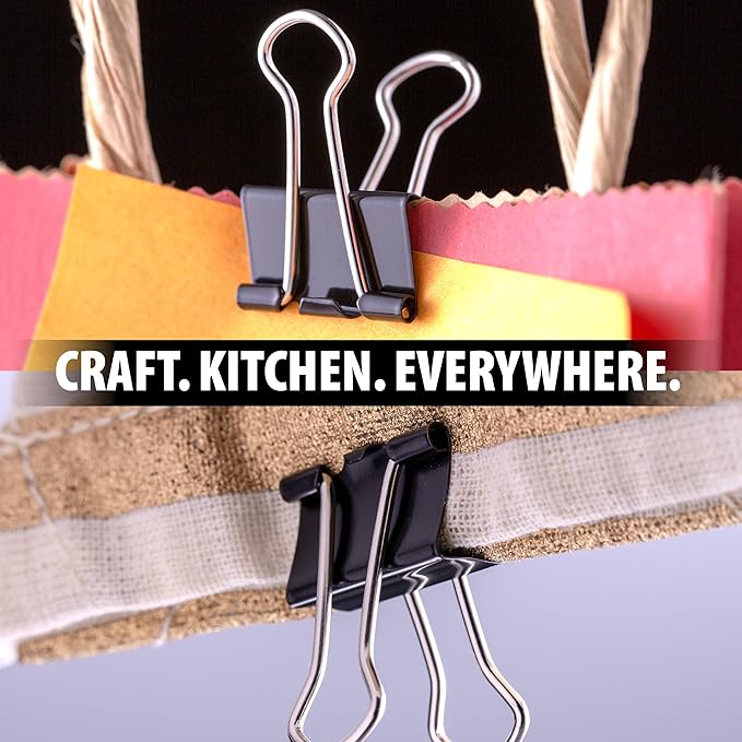 Officemate Small Binder Clips, 12 Boxes of 1 Dozen Each - Image 5
