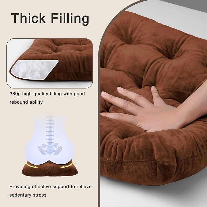 OVOV 4 Pack Chair Cushions for Dining Chairs Soft Seat Cushions for Kitchen - Image 6