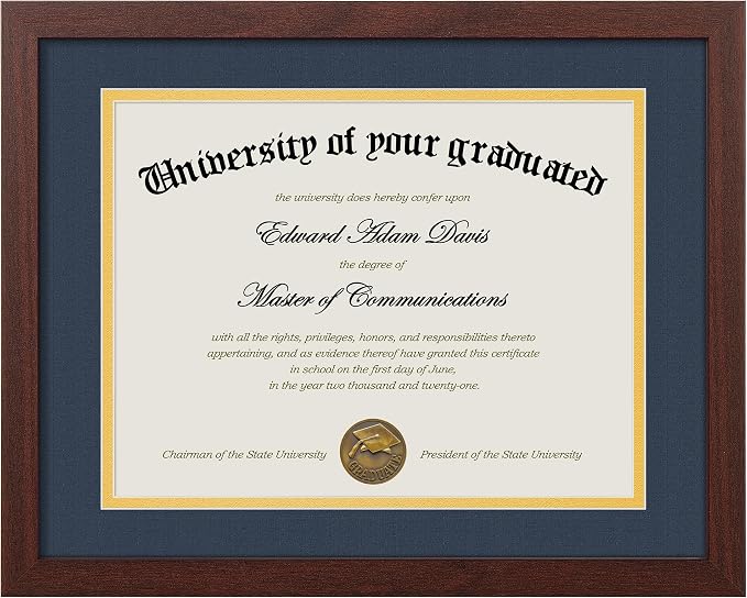 upsimples 11x14 Diploma Frame Certificate Degree Document Frame by upsimples