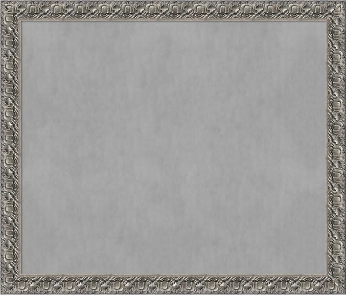 Amanti Art Silver Framed Magnetic Board 46x54 Oversize Vision Board by AmantiArt