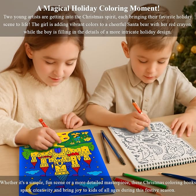 Fuxi Coloring Books for Girls, 60 Sheets Blank Sketch Book + 50 Designs Blank - Image 7