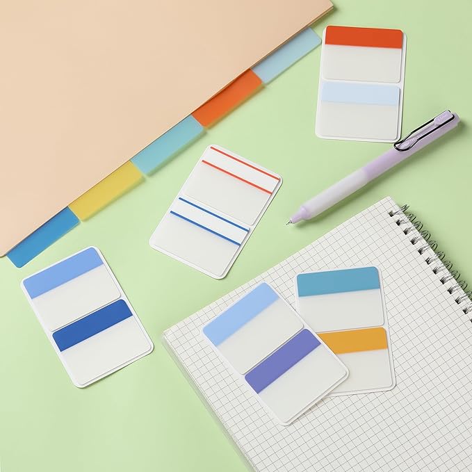 Mr. Pen- Sticky Index Tabs, 500 Pcs, 21 Sets, Colorful Sticky Tabs for Notebooks, Page Markers, Page Tabs for Binders, Page Tabs Sticky Tabs for Books, Notebook Tabs, Book Sticky Tabs for Notebooks-DeskLoop Office