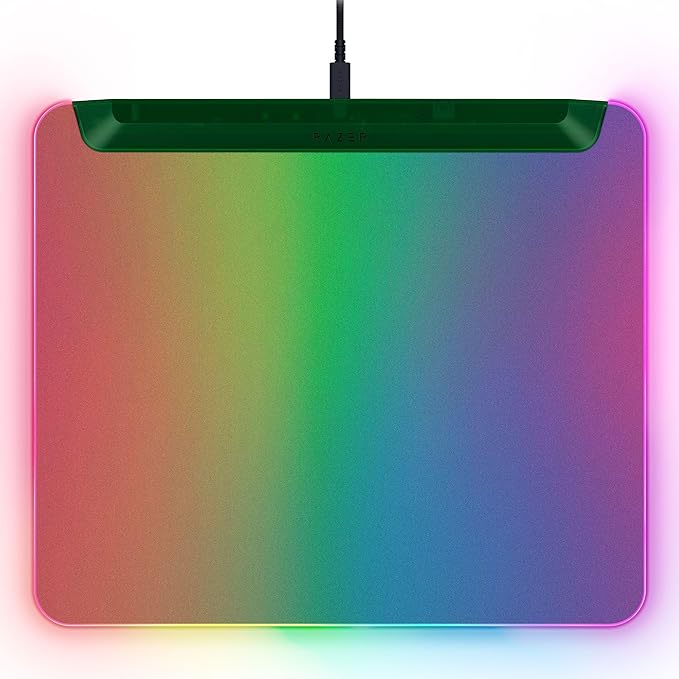 Razer Firefly V2 Pro Fully Illuminated RGB Gaming Mouse Mat: Backlit Design by Unknown