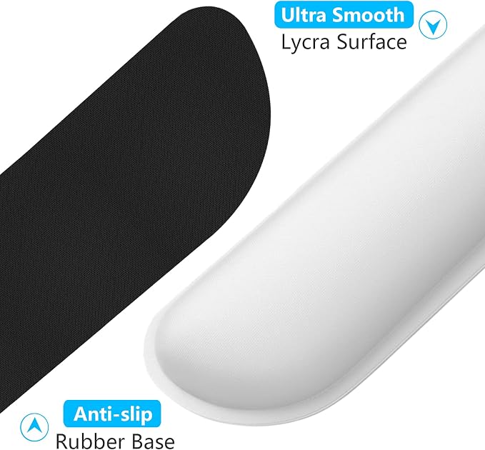 Dapesuom Enlarge Keyboard Wrist Rest, Cute Memory Foam Keyboard Wrist Cushion - Image 4