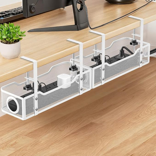 Under Desk Cable Management Tray, GZOKMOG Cord Management by GZOKMOG