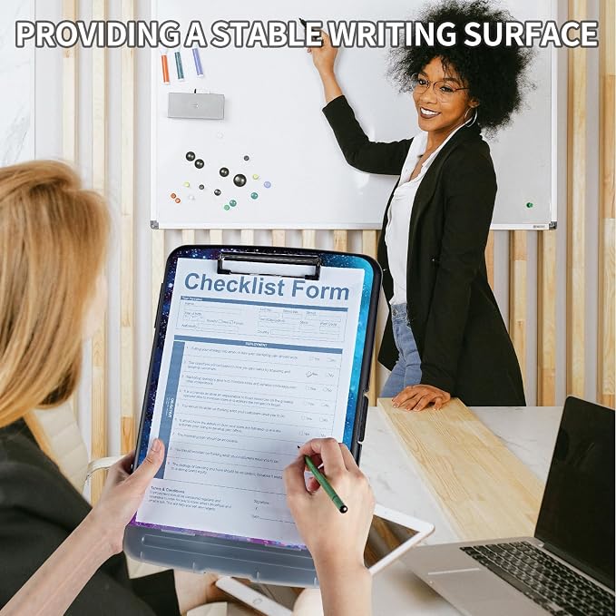 Clipboard with Storage, Clip Boards 8.5X11 with Storage & Pen Holder, Heavy - Image 4