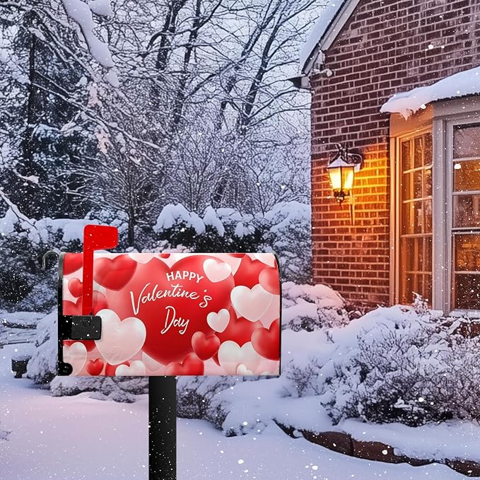Valentine Mailbox Covers Magnetic Valentine‘s Day Mail Box Cover Valentines - Image 8