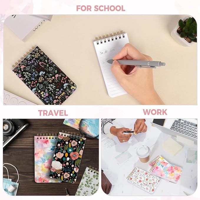 SKYDUE Small Notebooks, 3x5 Pocket Notepads - Image 4