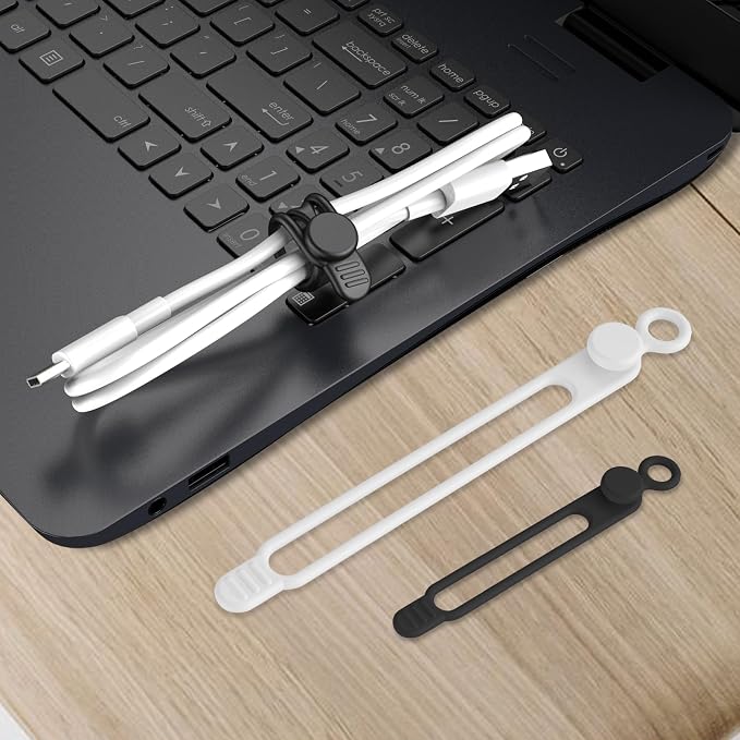 Silicone Cable Ties Cord Organizer Cable Management - Image 7