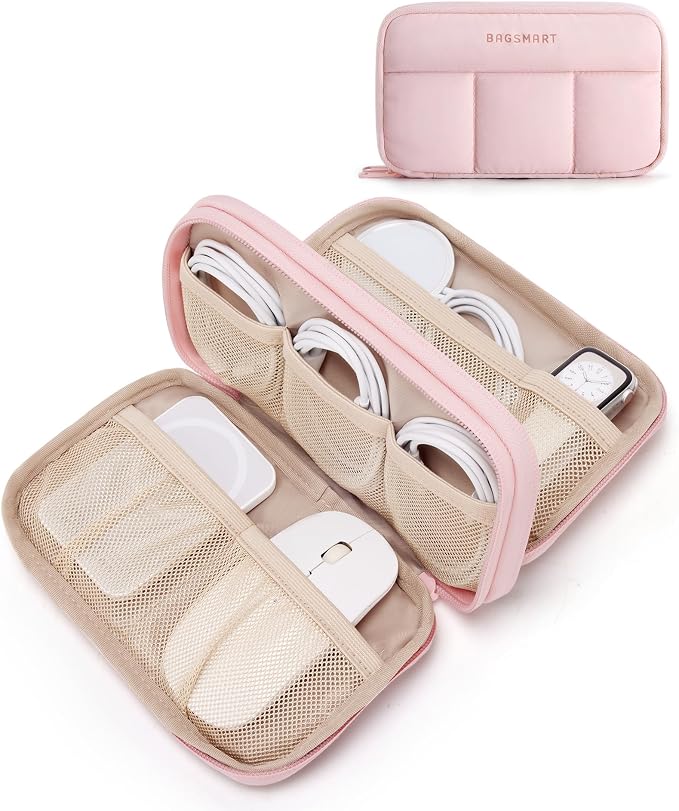 BAGSMART Electronics Organizer Travel Case, Cord Storage by BAGSMART