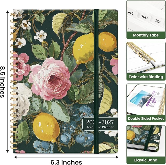 Planner 2026-2027, Academic Year Monthly and Weekly Calendar Planner, Jul 2026 - Image 4