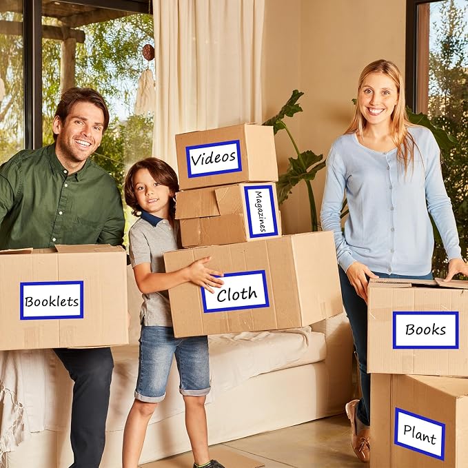 6 x 4 inch Large Moving Labels for Boxes, Blank Moving Boxes Labels Stickers - Image 5