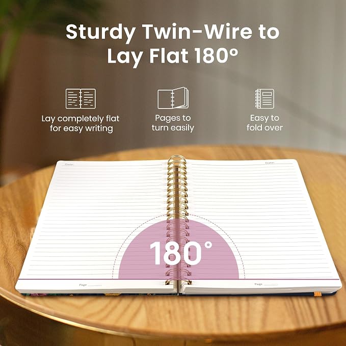 Lined Spiral Notebook Journal for Work, 300 Pages Thick B5 College Ruled - Image 4