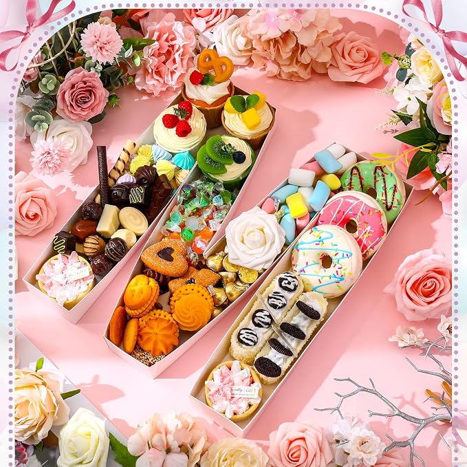 Mifoci 13.7inch Cardboard Letter Boxes Charcuterie Letters Board Fillable - Image 2