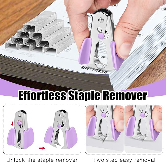 Stapler 25 Sheet Capacity with 1000 Staples and Staple Remover - Image 7