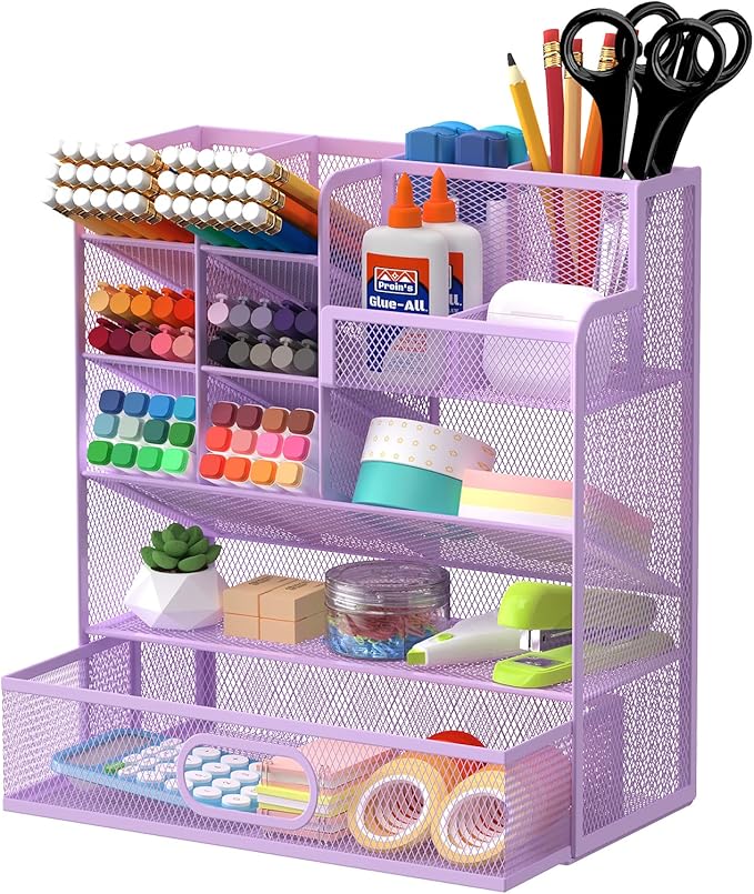 Mesh Pen Organizer for Desk by Unknown