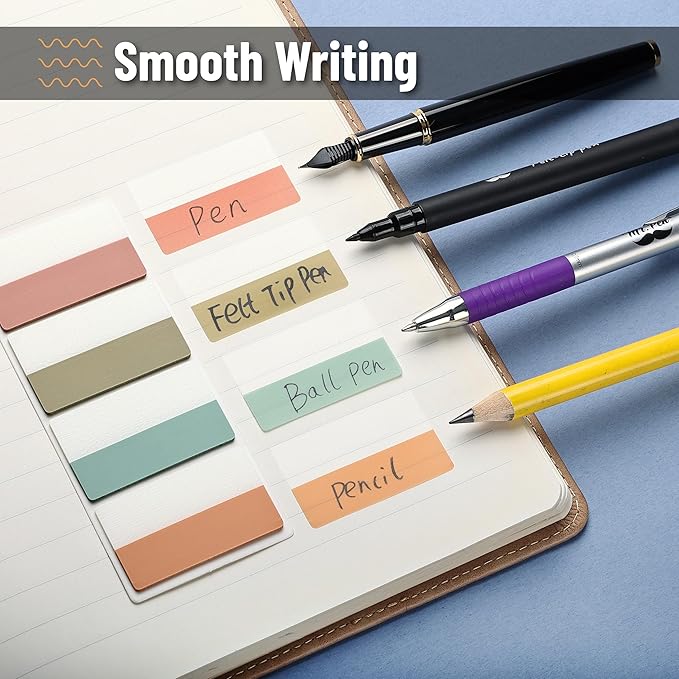 Mr. Pen- Sticky Index Tabs, 240 Pcs, Colorful Sticky Tabs for Notebooks, Page Markers, Page Tabs for Binders, Page Tabs Sticky Tabs for Books, Notebook Tabs, Book Sticky Tabs for Notebooks-DeskLoop Office