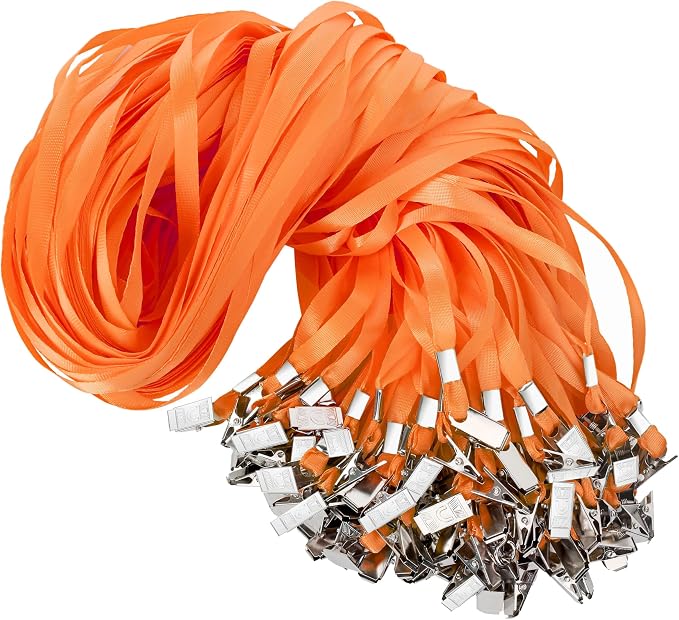LOCONHA 100 Pack Orange lanyards Lanyards by LOCONHA