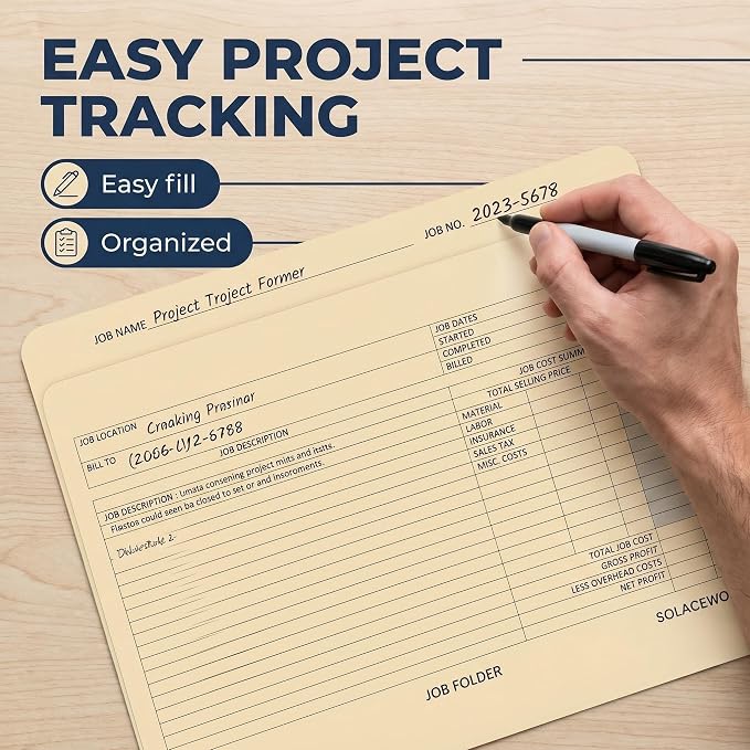 Project Folders 9.85” x 12.8” 10-Pack - Image 3