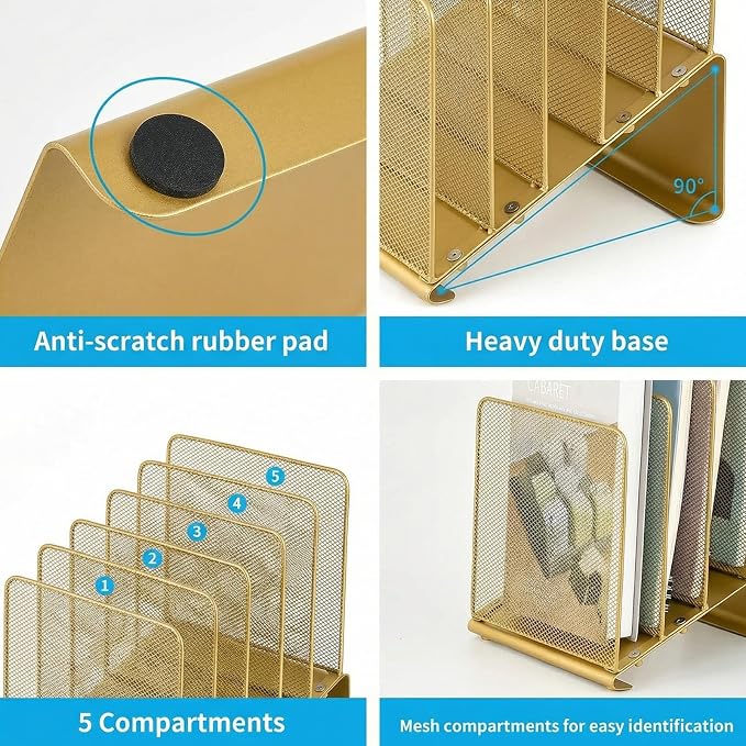LEKETREE File Organizer for Desk, File Folder Organizer - Image 6